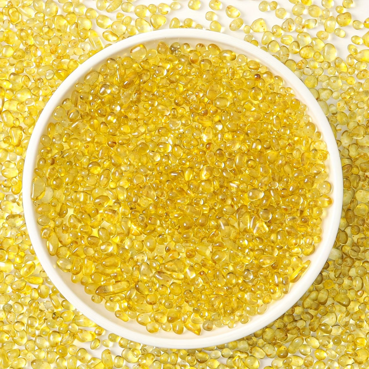 Gravier jaune du Brésil 7-9mm | CrystalHola Wholesale