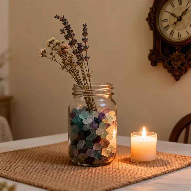 7-9mm Rainbow Fluorite Gravel|CrystalHola