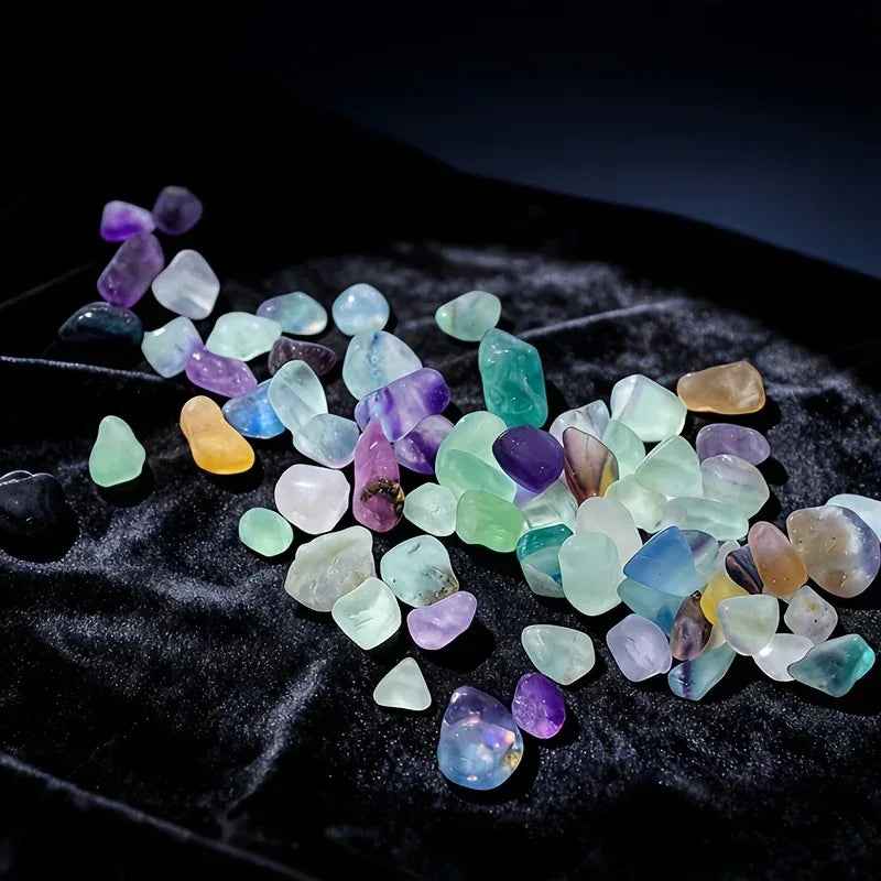 7-9mm Rainbow Fluorite Gravel|CrystalHola