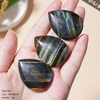 Tiger Eye Stone Water Drop for Jwelery