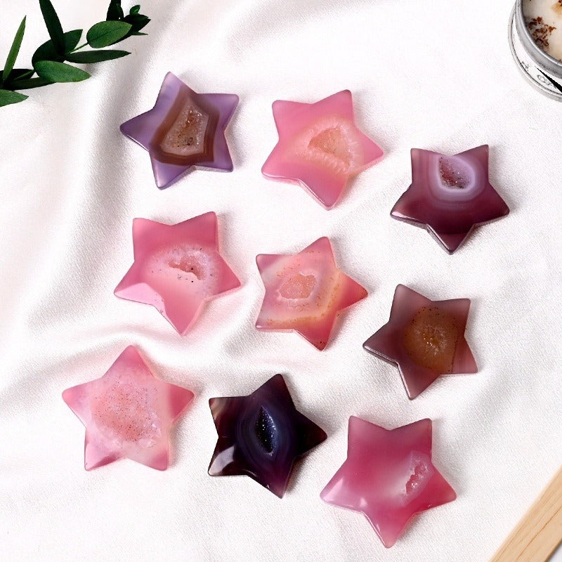 Agate Geode Star for Gifts