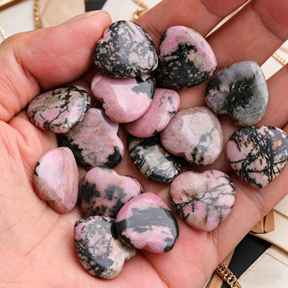 Rhodonite Heart