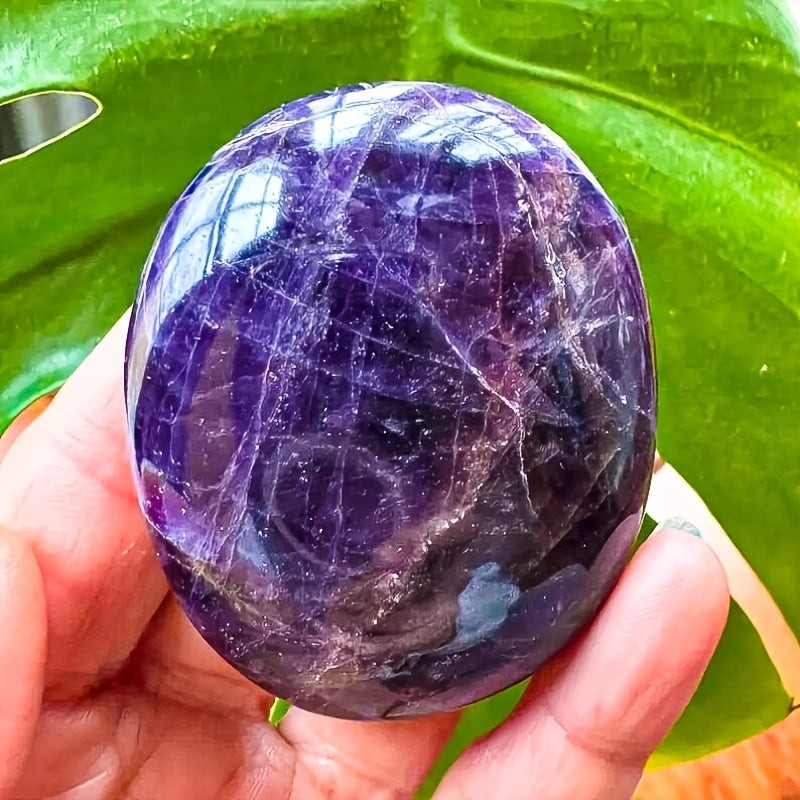 Amethyst Palm Stone quote-onlyq - CrystalHola