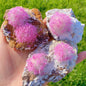 50-100g Rare Zeolite Pink Mineral Specimen | CrystalHola Wholesale