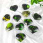 Green Opal Heart for Decor