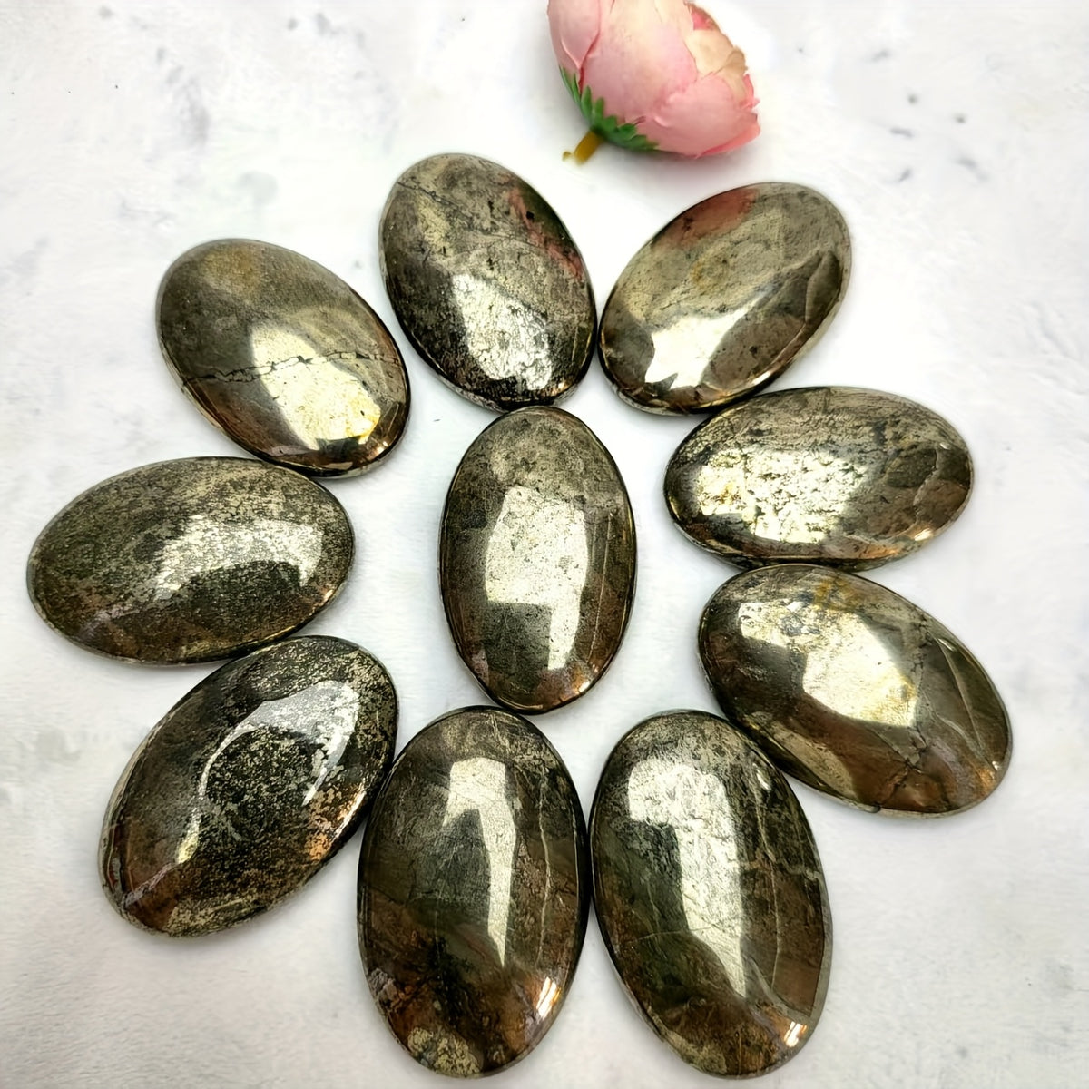 Pyrite Palm Stone for Gifts