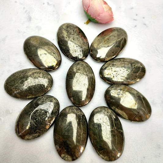 Pyrite Palm Stone for Gifts