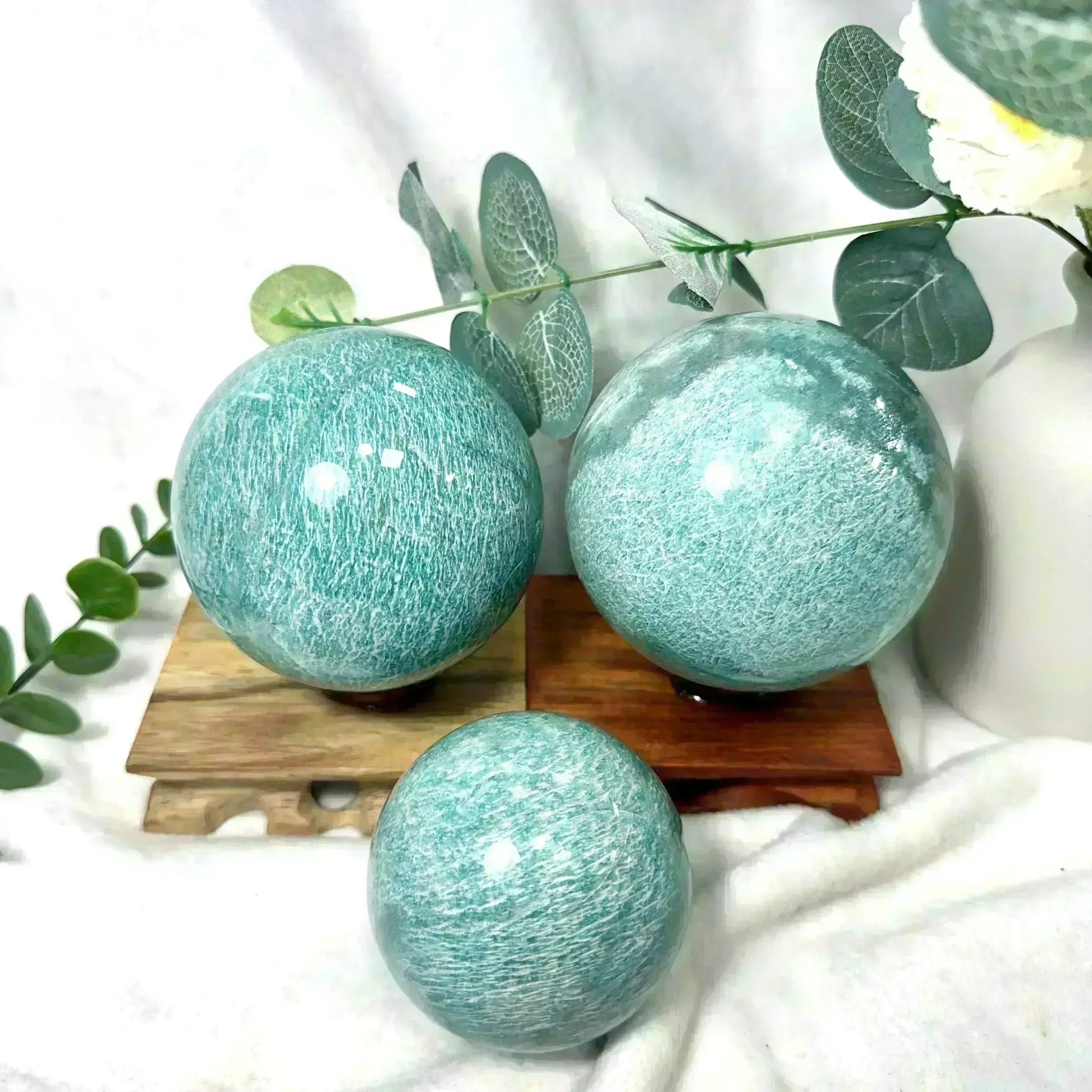 Amazonite Sphere - CrystalHola