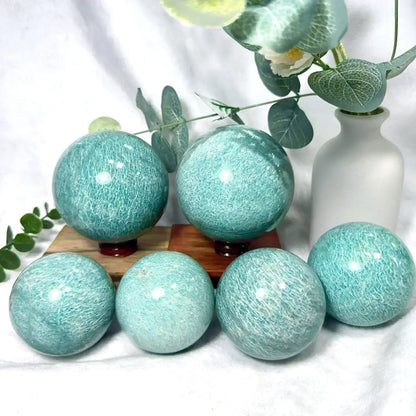 Amazonite Sphere - CrystalHola