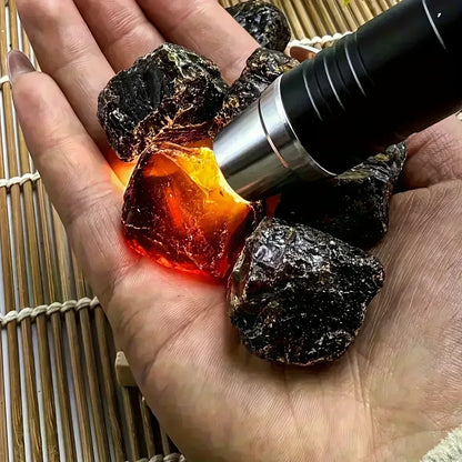 Amber Raw Stone - CrystalHola