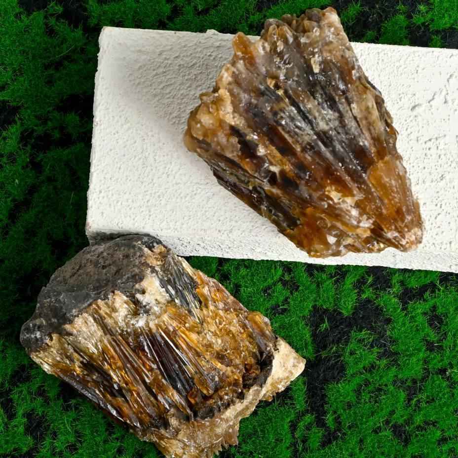 Amber Calcite Mineral|CrystalHola