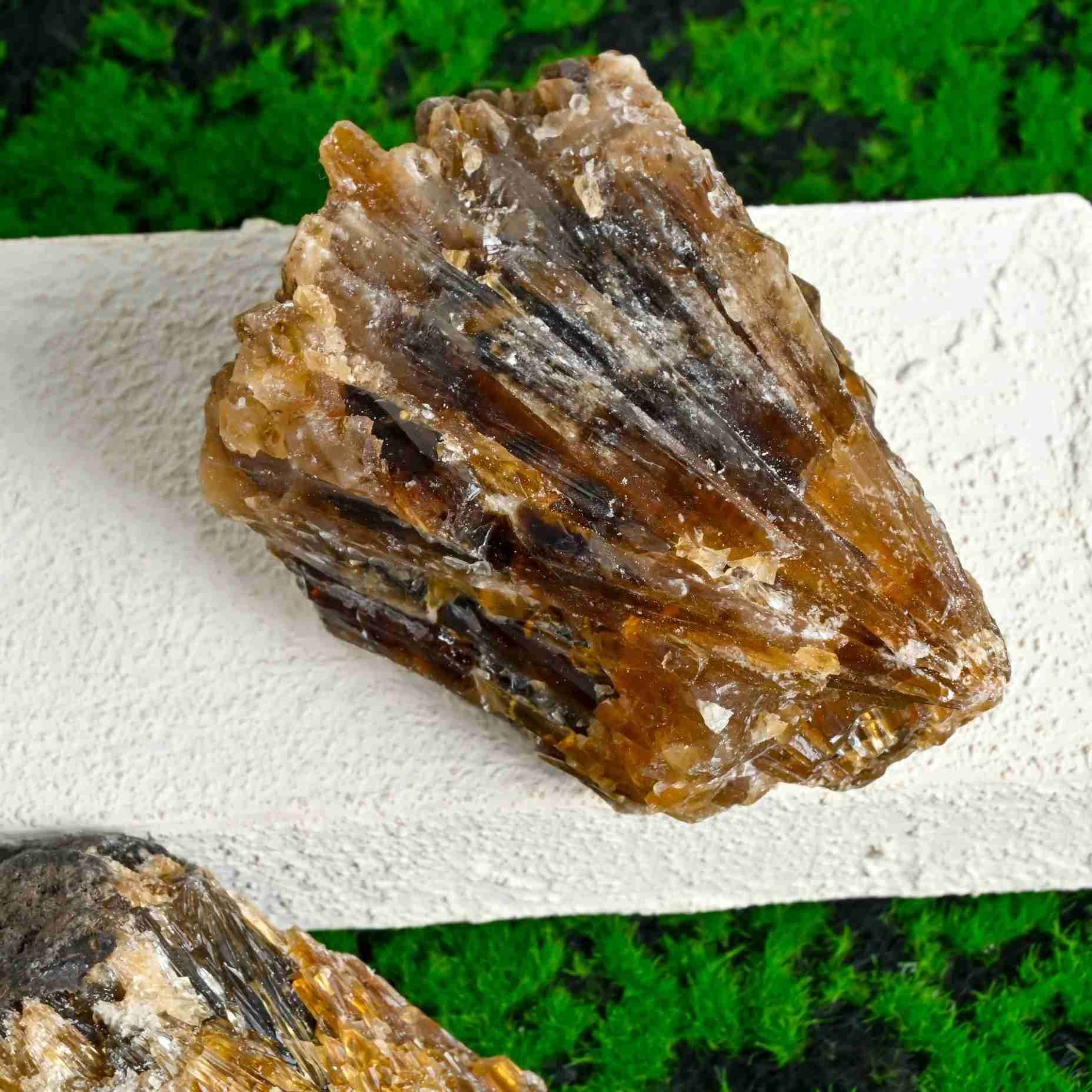 Amber Calcite Mineral|CrystalHola