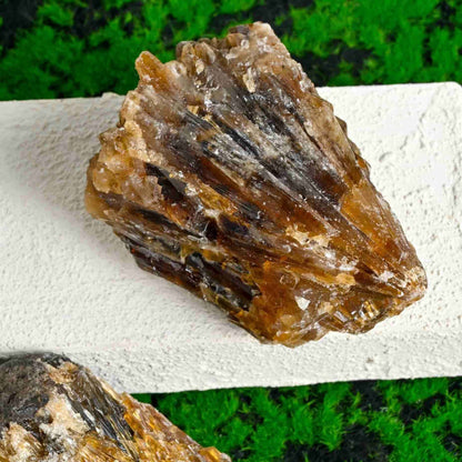 Amber Calcite Mineral|CrystalHola