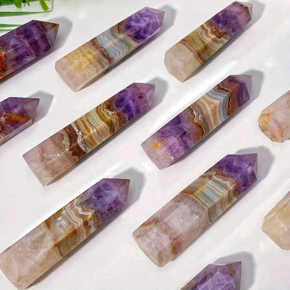 Amethyst Agate Tower - CrystalHola