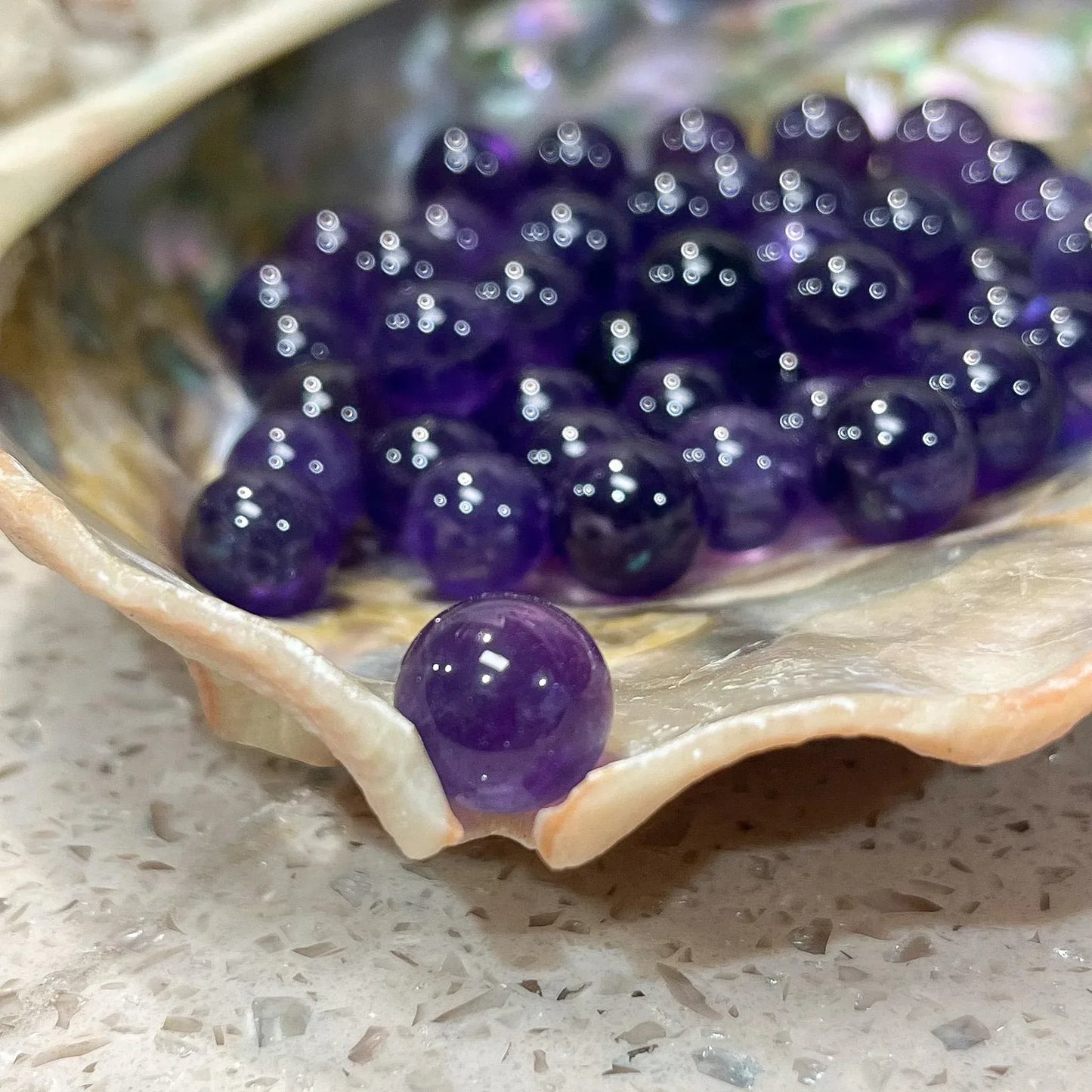 Mini Amethyst Sphere - CrystalHola