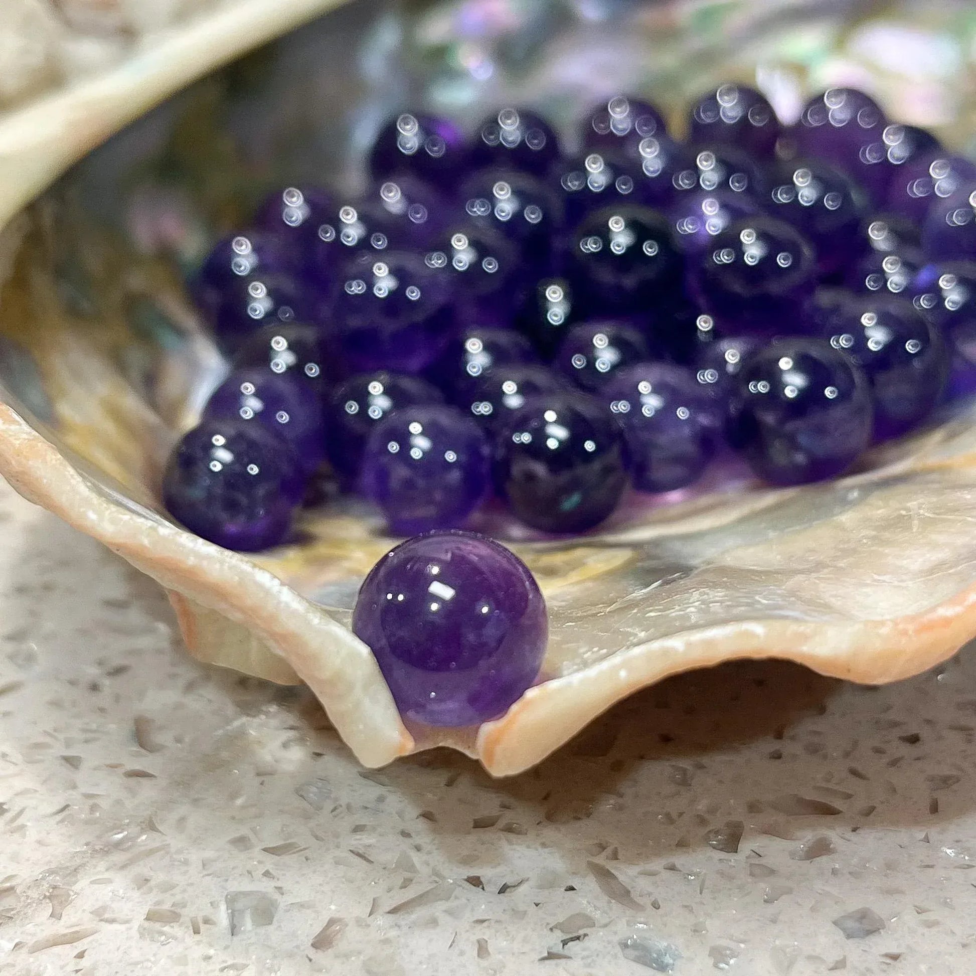 Mini Amethyst Sphere - CrystalHola