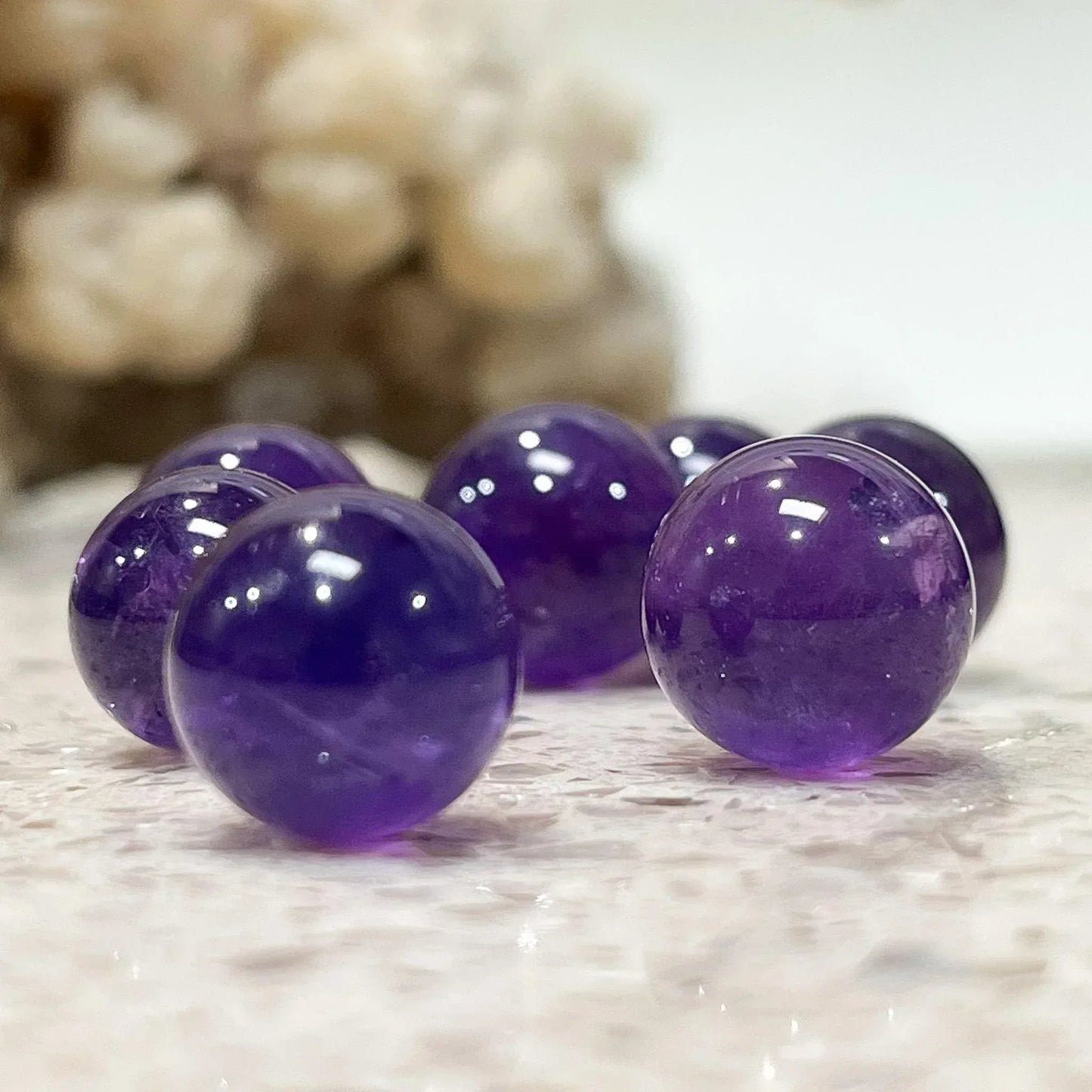 Mini Amethyst Sphere - CrystalHola