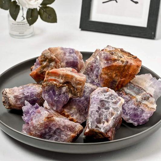 Amethyst Agate Raw - CrystalHola