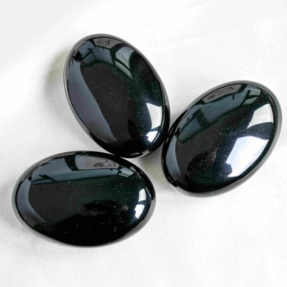 Black Obsidian Palm - CrystalHola