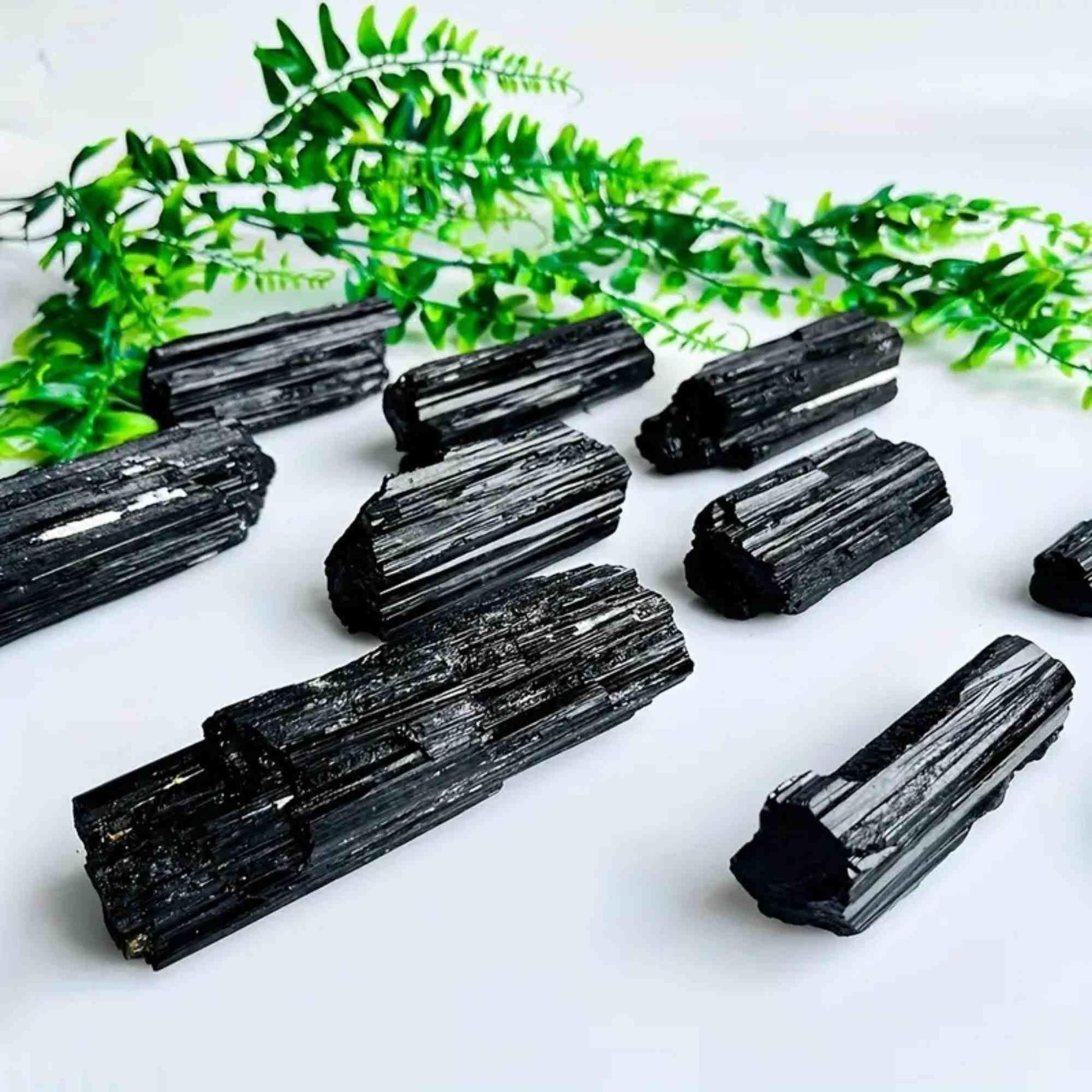 Black Tourmaline Raw Stone - CrystalHola