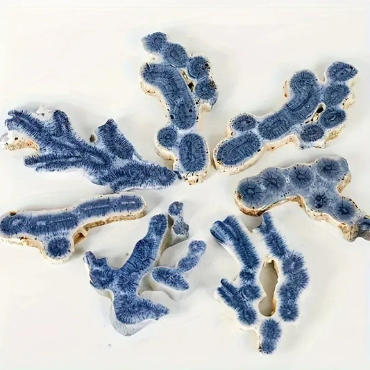 Blue Coral Slice