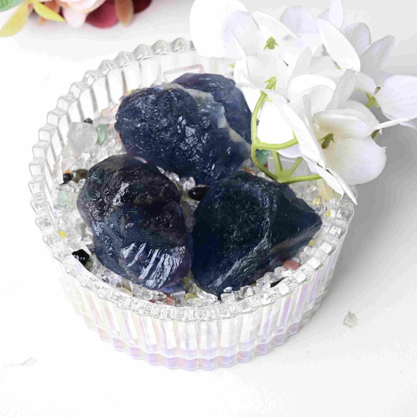 Blue Fluorite Raw Stone