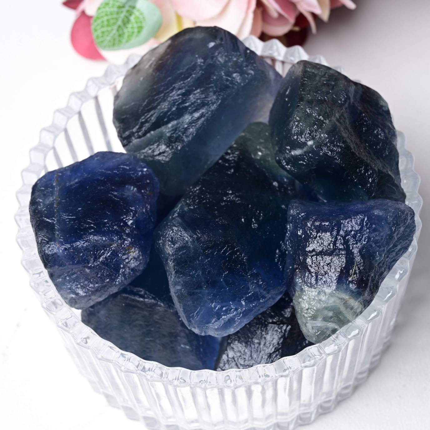 Blue Fluorite Raw Stone