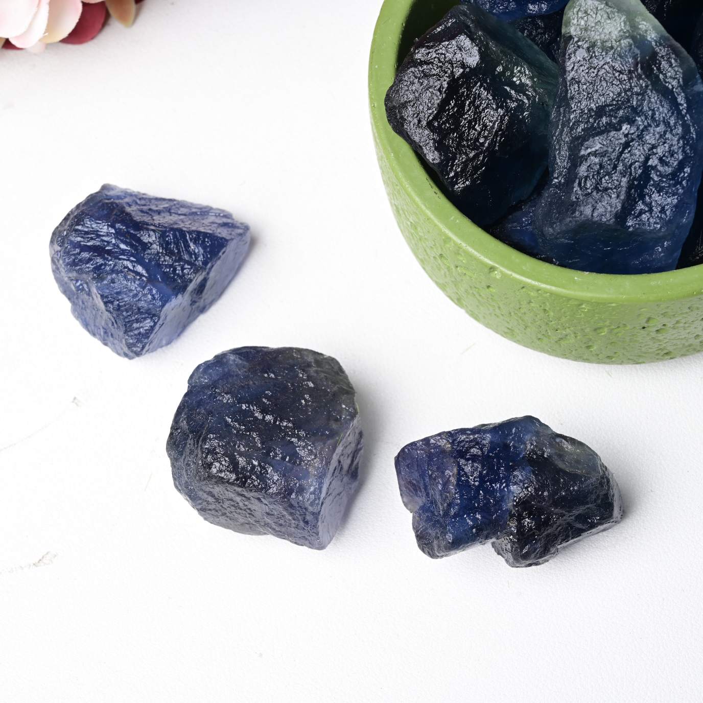 Blue Fluorite Raw Stone