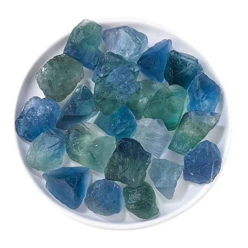 Blue Fluorite Raw Stone|CrystalHola