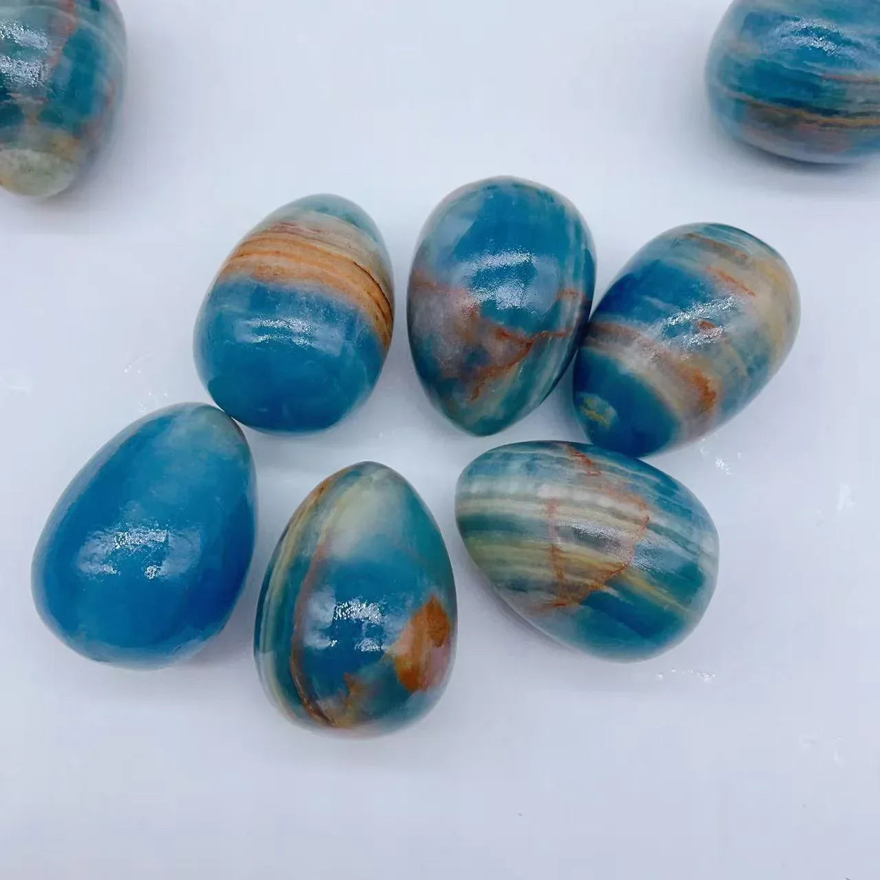 Blue Onyx Egg - CrystalHola