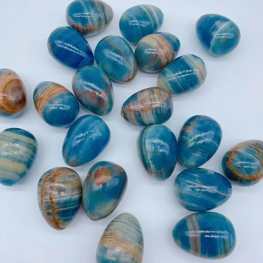 Blue Onyx Egg - CrystalHola