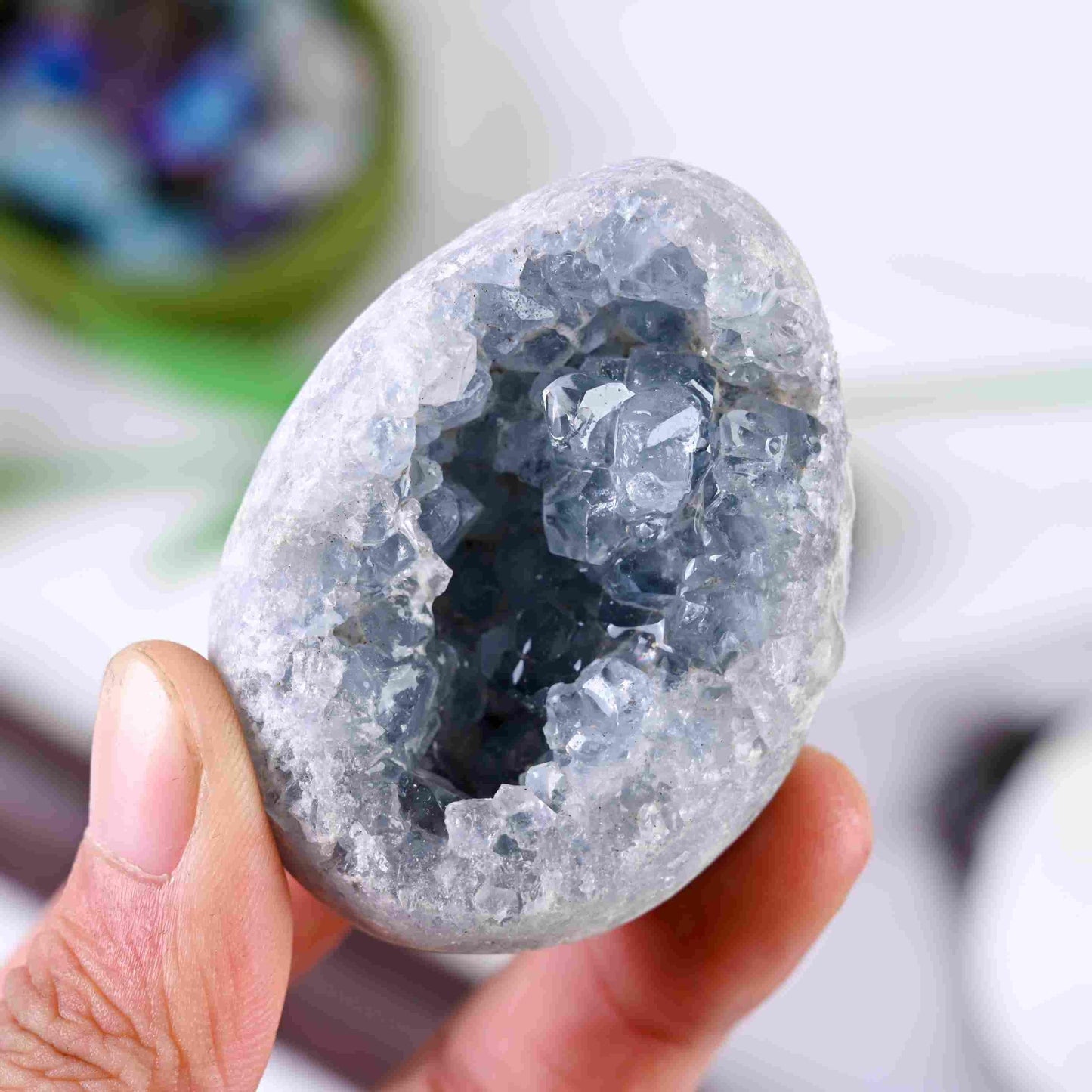 Celestite Cluster - CrystalHola