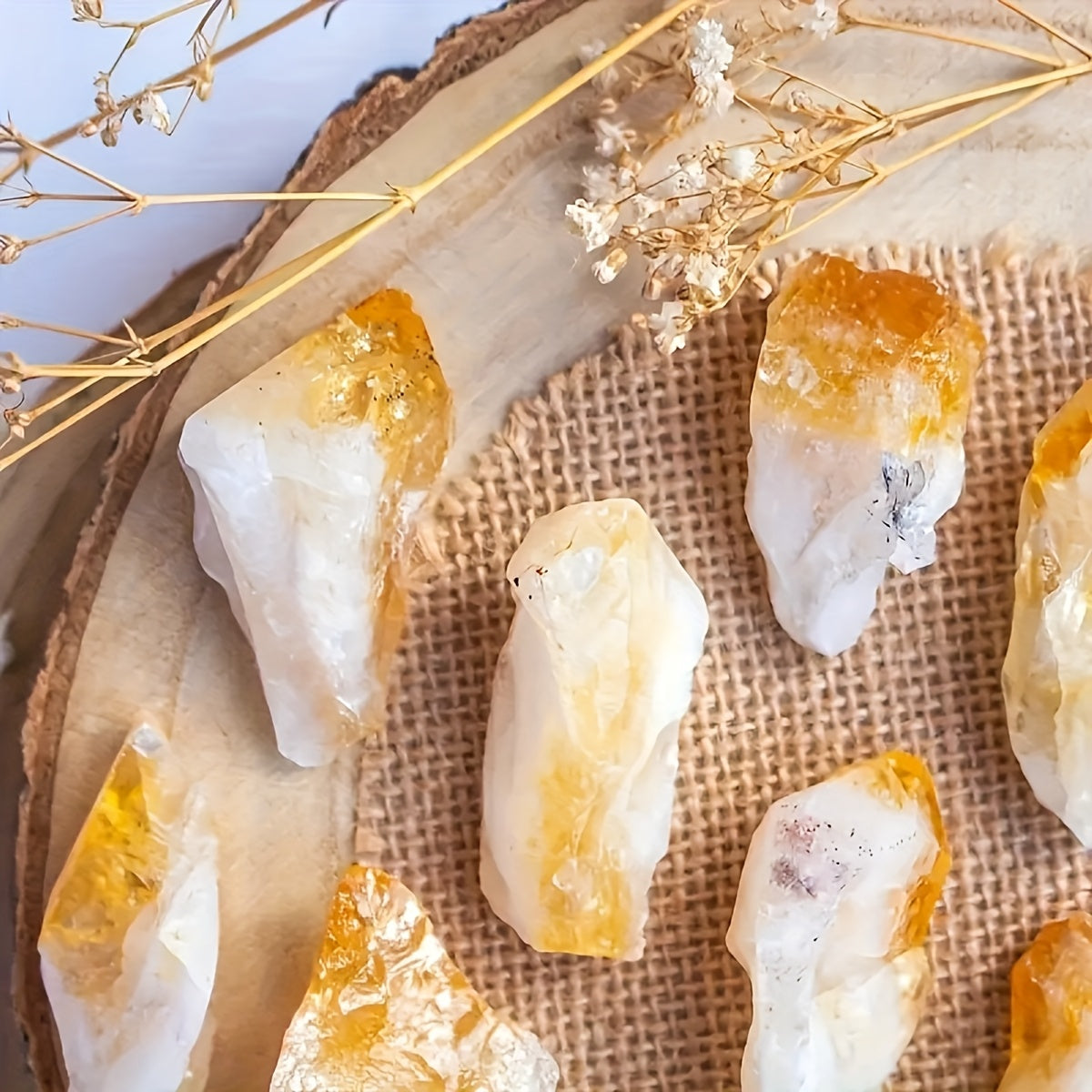 Citrine Cluster Flower