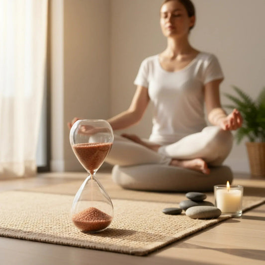 Crystal hourglass