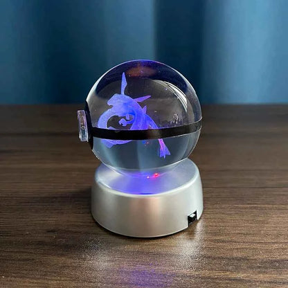 Crystal Ball With Multi Color Led Light Base |CrystalHola