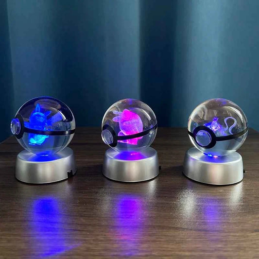 Crystal Ball With Multi Color Led Light Base |CrystalHola