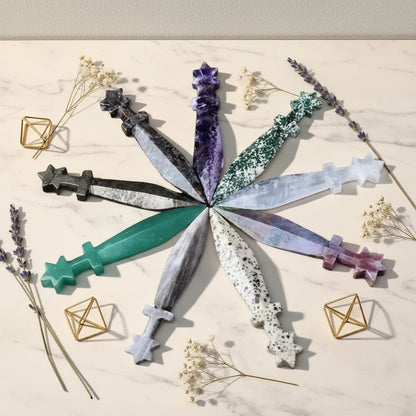 Crystal Crafts Knife Carving