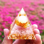 Crystal Pyramid Zodiac Orgonite
