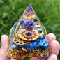 Crystal Pyramid Zodiac Orgonite