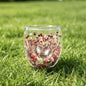 Crystal Double Wall Glass Cup  Chips