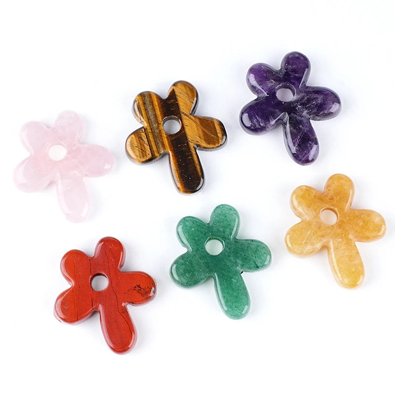 Natural Crystal Carved Flower