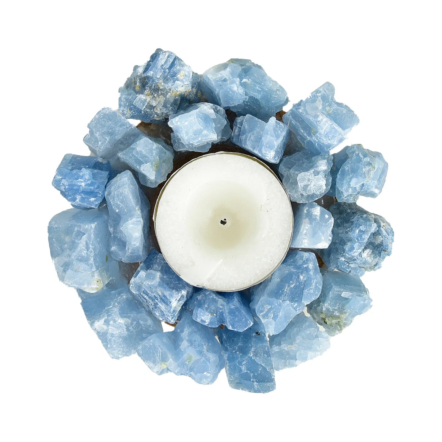 Crystal Raw Stone Candle Holder