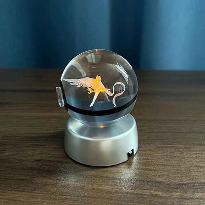 Crystal Ball With Multi Color Led Light Base |CrystalHola