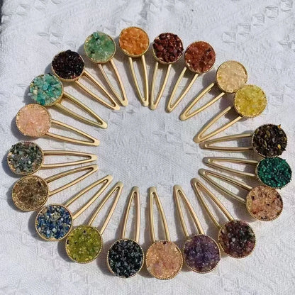 Crystal  Chips Hair Clips