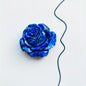 Lapis Lazuli Hand Carved Rose Flower Carving