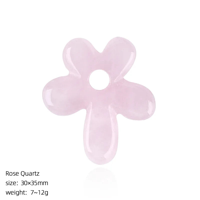 Natural Crystal Carved Flower
