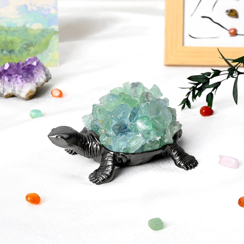 Crystal Raw Stone ChipsTurtle