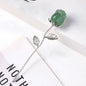 Crystal Rose Flower Carving