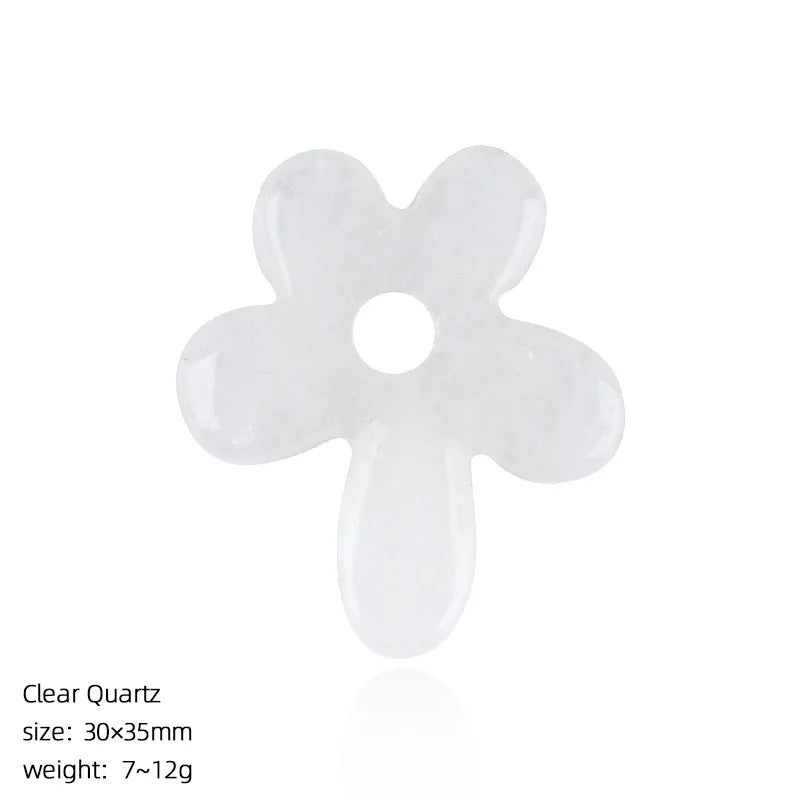 Natural Crystal Carved Flower