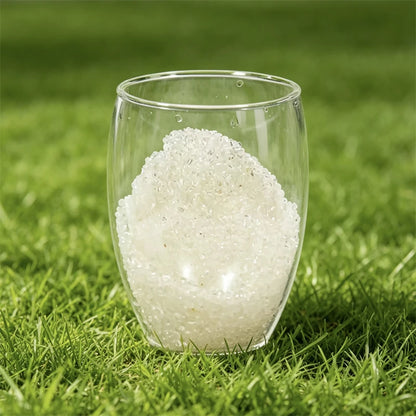 Crystal Double Wall Glass Cup  Chips